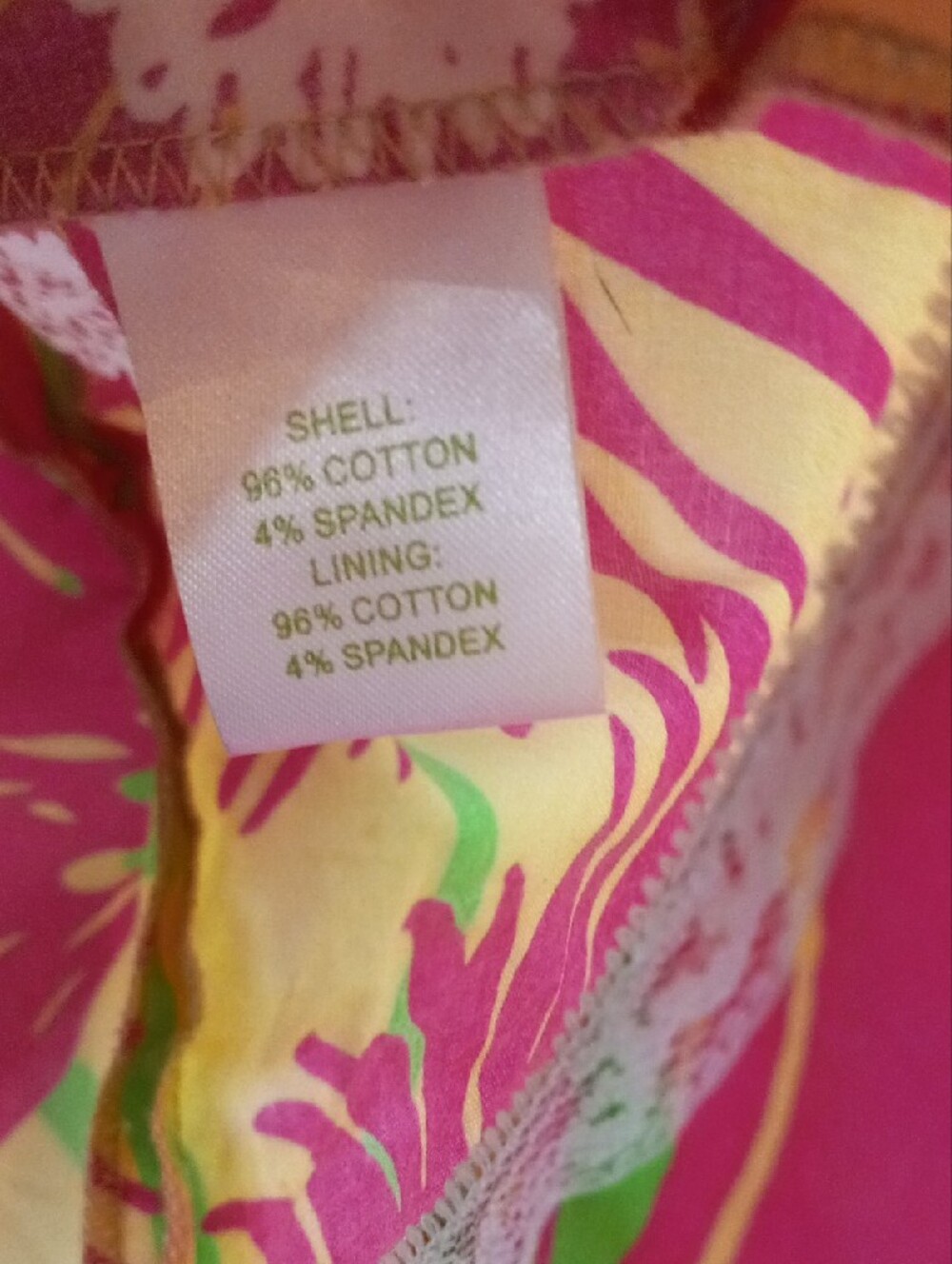 Lilly Pulitzer Pink floral Halter Top size 4 - Picture 7 of 8